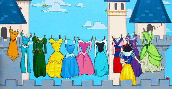 disney princess dress cartoon Happily Ever After – Durden Art
