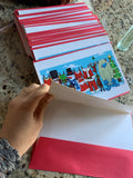 Greeting Card  10-pack Season's Greetings (holiday clothesline)
